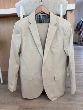 Bonobos Light Beige Sport Coat - Tailored Notch Lapel